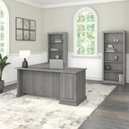 Ensemble bureau d'angle et bibliothèque Saratoga