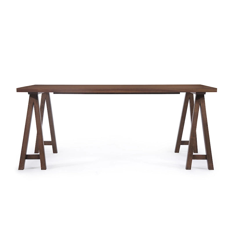 Ensemble de salle à manger 7 pièces Anise de style Mid-Century Modern avec table à piètement en A