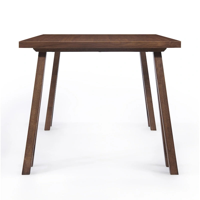 Ensemble de salle à manger 7 pièces Anise de style Mid-Century Modern avec table à piètement en A