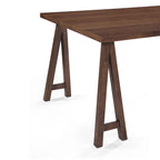 Ensemble de salle à manger 7 pièces Anise de style Mid-Century Modern avec table à piètement en A