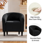 Fauteuil club capitonné avec accoudoirs