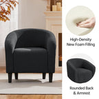 Fauteuil club capitonné avec accoudoirs