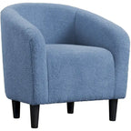 Fauteuil club capitonné avec accoudoirs