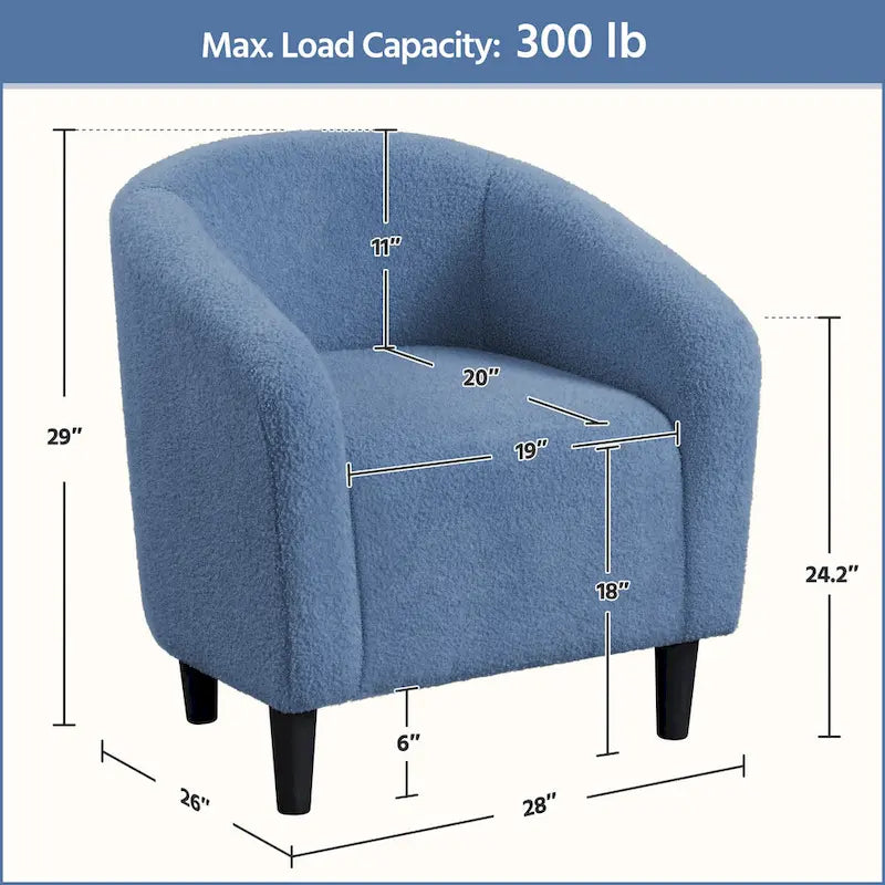 Fauteuil club capitonné avec accoudoirs