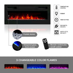 Meuble TV avec cheminée BL-EF