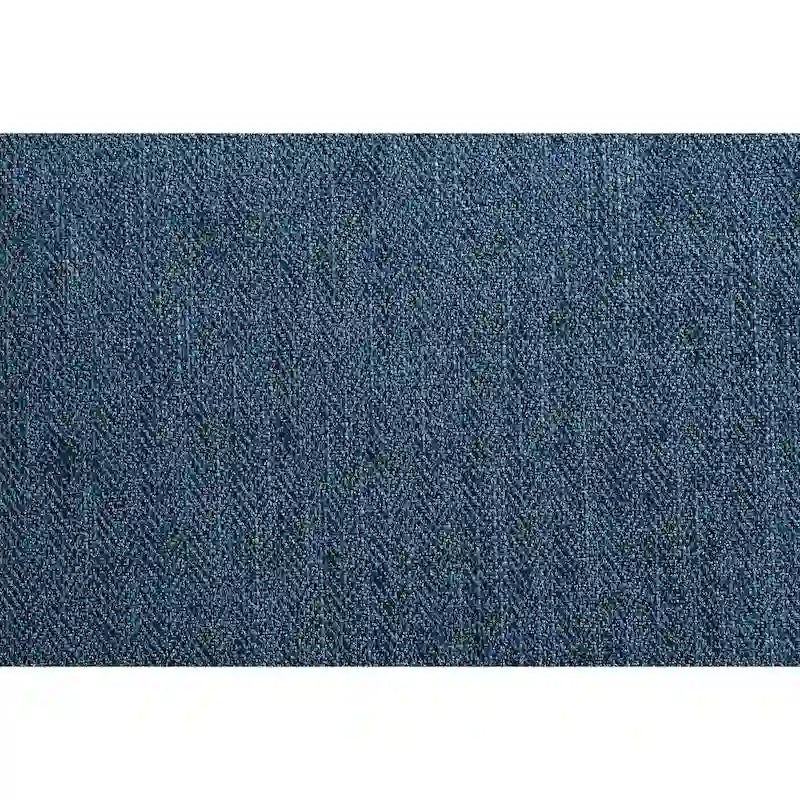 Fauteuil et pouf Aiden avec pieds espresso