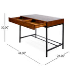 Bureau de rangement Ebany en bois d'acacia par Christopher Knight Home