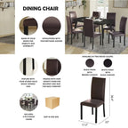 Chaises de salle à manger modernes et élégantes