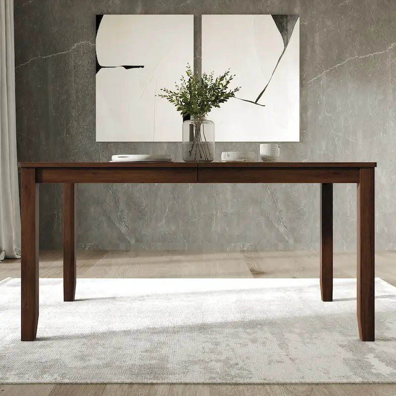 Table de salle à manger en bois minimaliste et intemporelle