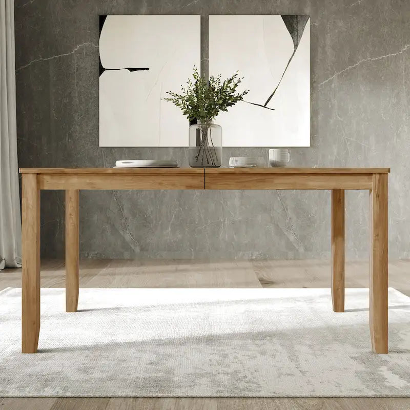 Table de salle à manger en bois minimaliste et intemporelle