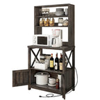 Étagère de cuisine à 5 niveaux avec étagères de rangement, support de four à micro-ondes, organisateur d'étagère de cuisine