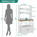 Étagère de cuisine à 5 niveaux avec étagères de rangement, support de four à micro-ondes, organisateur d'étagère de cuisine