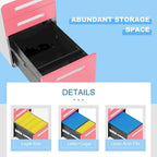 Classeur mobile/vertical à 3 tiroirs pour bureau à domicile