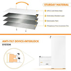 Classeur mobile/vertical à 3 tiroirs pour bureau à domicile