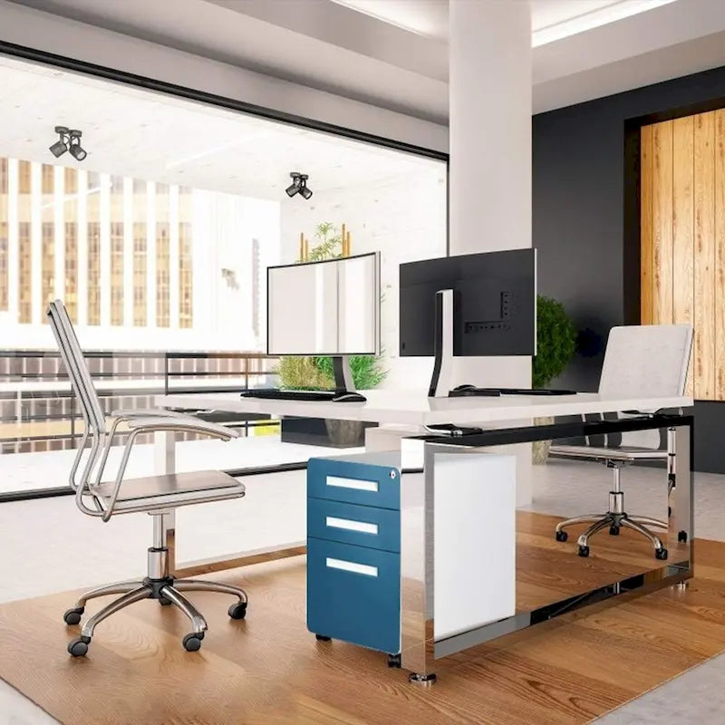 Classeur mobile/vertical à 3 tiroirs pour bureau à domicile