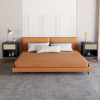 Table de chevet bohème en rotin naturel avec tiroir