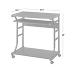 Chariot de bureau informatique roulant Florica