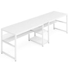 Bureau deux personnes avec étagère, Double bureau