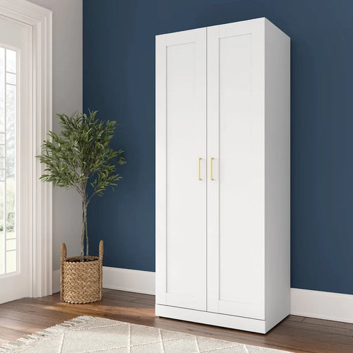 Hampton Heights 30W Tall Storage Cabinet with Doors by Bush Furniture
