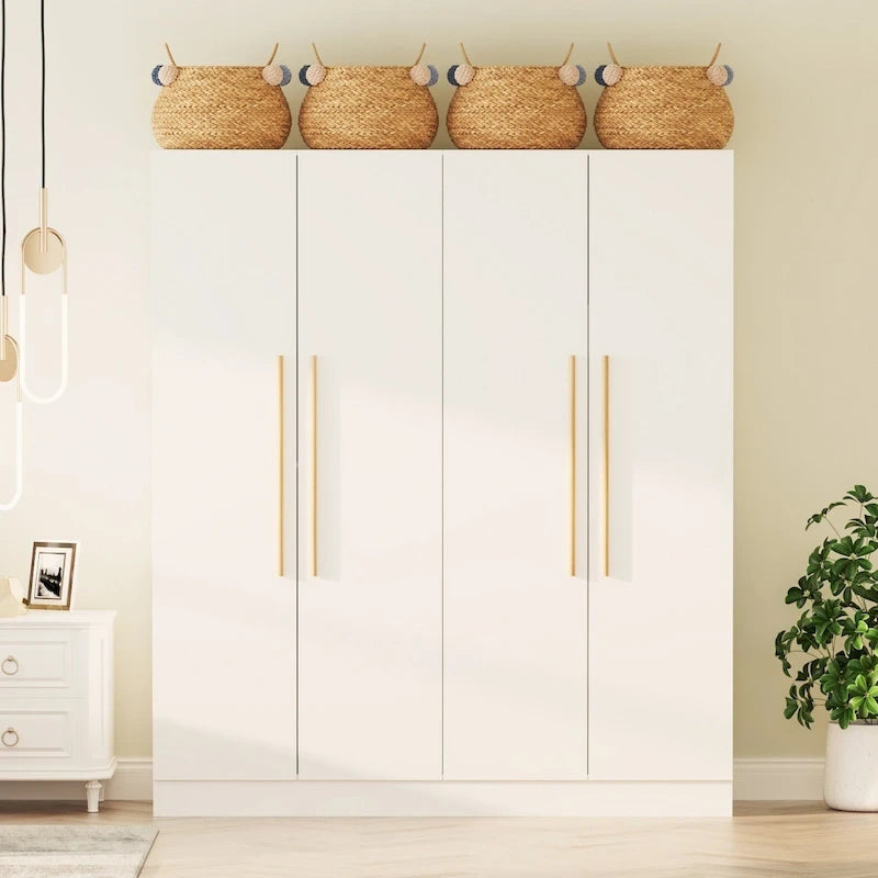 Grande Armoire de Rangement 4 Portes