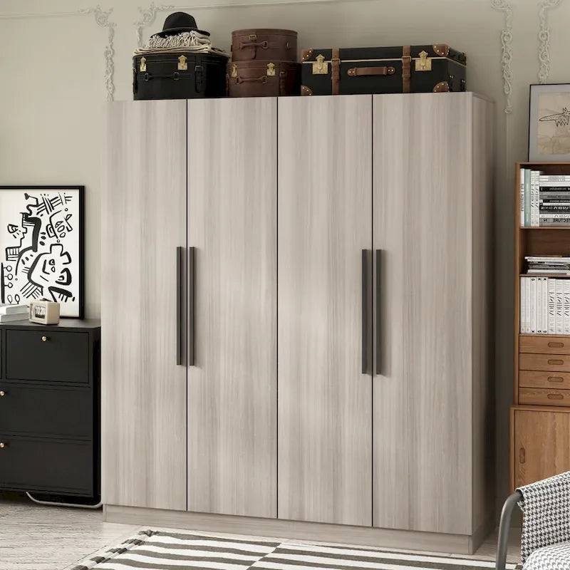 Grande Armoire de Rangement 4 Portes