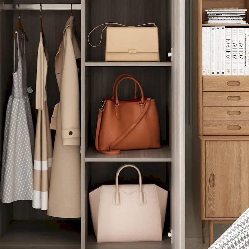 Grande Armoire de Rangement 4 Portes