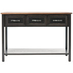 Console Jennette noire/noyer - 42Wx15Dx30H