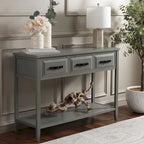 Console Jennette noire/noyer - 42Wx15Dx30H