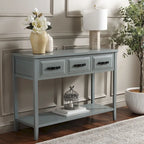Console Jennette noire/noyer - 42Wx15Dx30H