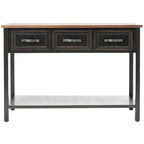 Console Jennette noire/noyer - 42Wx15Dx30H