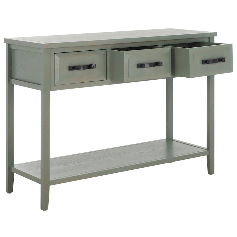 Console Jennette noire/noyer - 42Wx15Dx30H