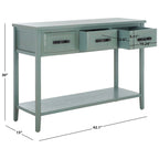 Console Jennette noire/noyer - 42Wx15Dx30H