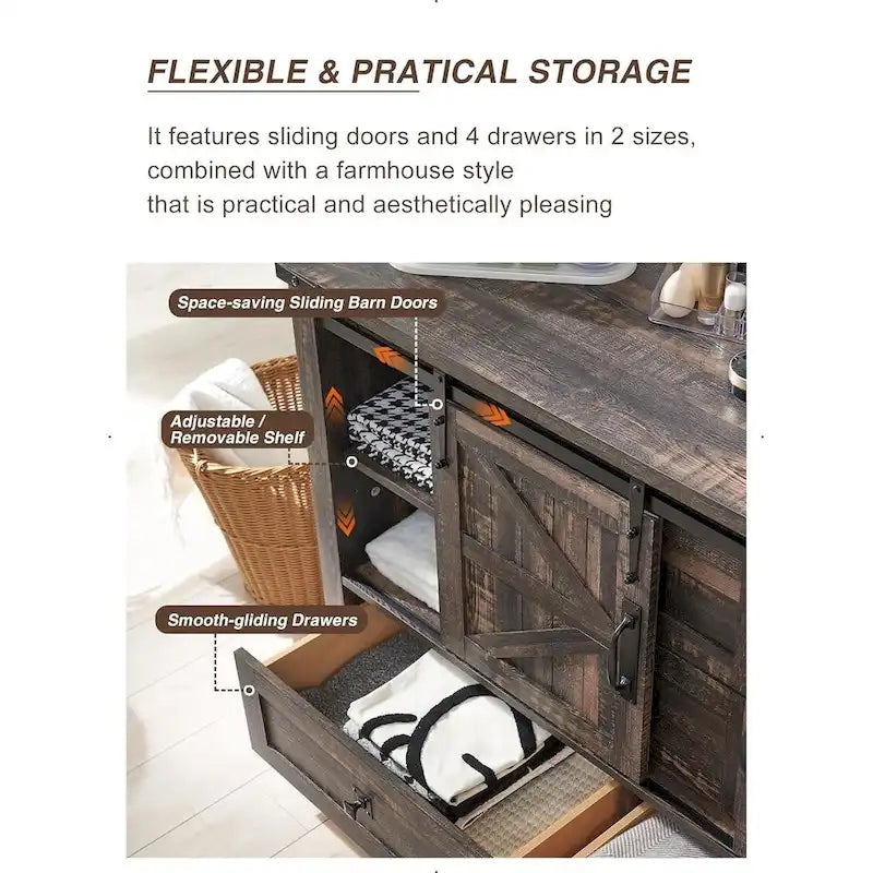 Commode de ferme, Commode, Meuble TV commode, Commode de rangement