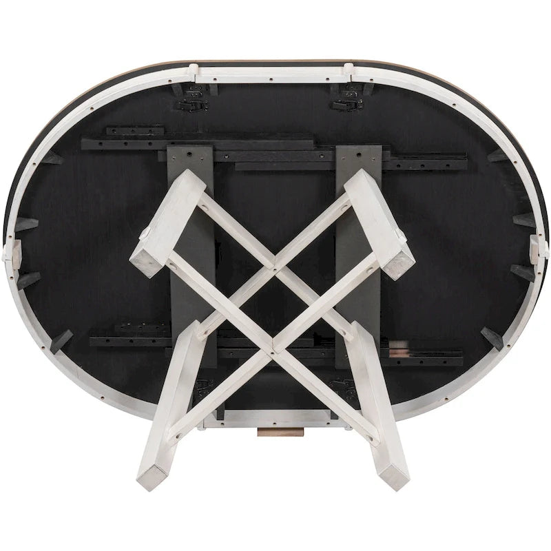 Noyer satiné à abattants