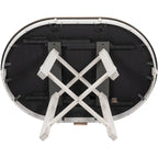 Noyer satiné à abattants