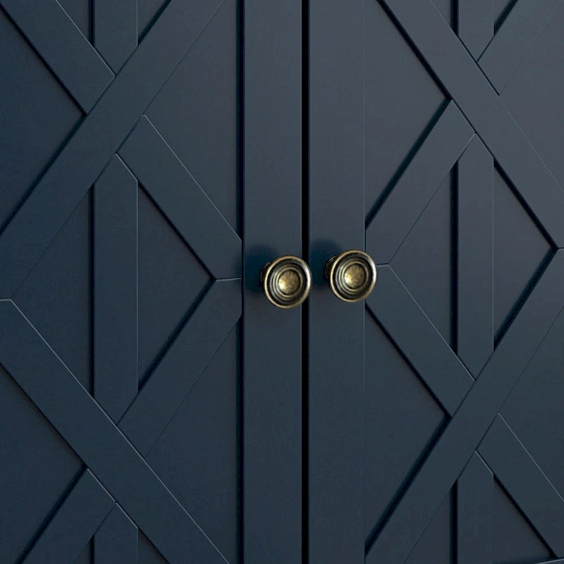 Table d'appoint de ferme avec station de recharge - 63,5 cm de hauteur