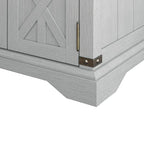 Table d'appoint de ferme avec station de recharge - 63,5 cm de hauteur